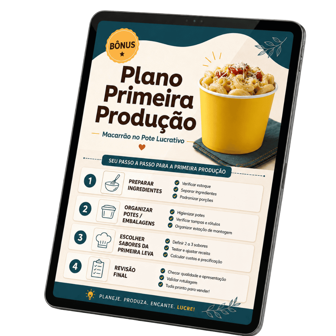 Bônus 4 — Plano Primeira Produção